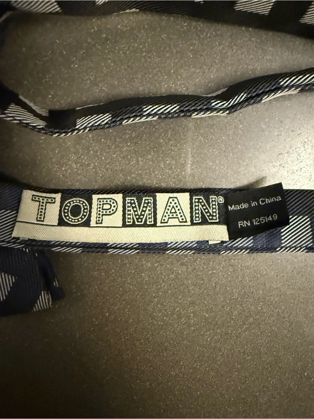 Topman Classic Navy Geometric Bow Tie - Men's Accessory
